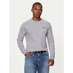 Guess Jeans Тениска с дълъг ръкав M4YI54 K8HM0 Сив Slim Fit