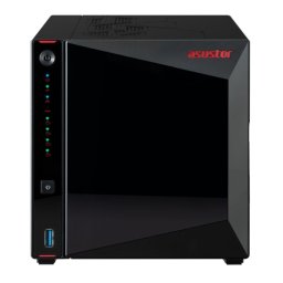 Asustor Nimbustor AS5404T, 4 Bay NAS, Quad-Core 2.0GHz CPU, Dual 2.5GbE Por
