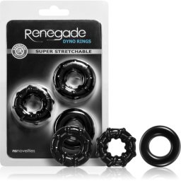NS Novelties Renegade Dyno комплект пръстени за пенис 3 бр.