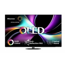 Телевизор Hisense 55" A85Q, 4K UHD OLED Smart TV, 120Hz, 1000 nits,HDMI 2.1, Game Mode Pro, AMD FreeSync Premium, Dolby Vision IQ & Atmos, Bluetooth, Alexa Built-in, Black