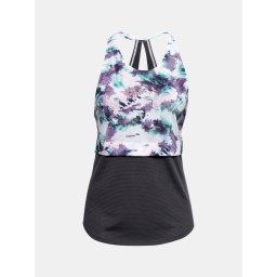 Under Armour UA Streaker 2.0 Inverse Tank Top-BLU - Ladies