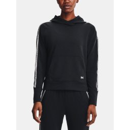 Under Armour Rival Terry Taped Hoodie-BLK - Ladies