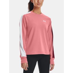 Under Armour Sweatshirt Rival Terry CB Crew-PNK - Ladies