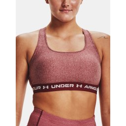 Under Armour Bra Crossback Mid Hthr-RED - Women