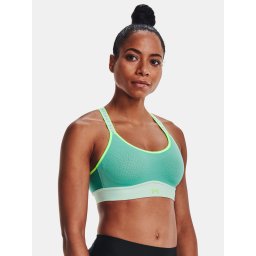 Under Armour Bra UA Infinity Mid Bra Blocked-GRN - Women