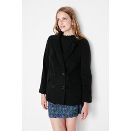 Trendyol Black Woven Blazer Jacket
