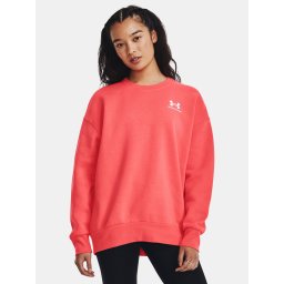 Under Armour Sweatshirt Essential Flc OS Crew-RED - Women