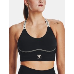 Under Armour Bra Pjt Rock Infty Mid Bra-BLK - Ladies