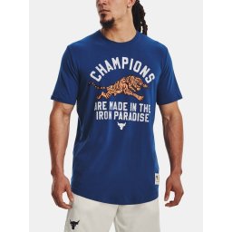 Мъжка тениска Under Armour UA PJT ROCK CHAMP SS-BLU