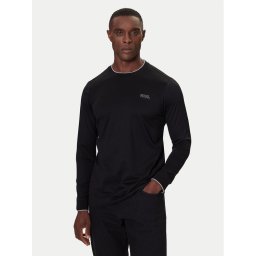 KARL LAGERFELD Тениска с дълъг ръкав 755001 554200 Черен Regular Fit