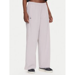 Under Armour Долнище анцуг Rival 1386453 Сив Wide Leg
