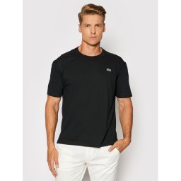 Lacoste Тишърт TH7618 Черен Regular Fit