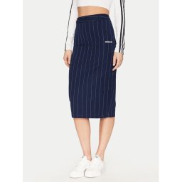 adidas Пола тип молив Pinstripe JD2576 Тъмносин Slim Fit