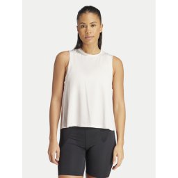 adidas Тениска от техническо трико Studio IS2961 Розов Regular Fit