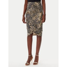 Just Cavalli Пола тип молив 78PAE815 Кафяв Slim Fit