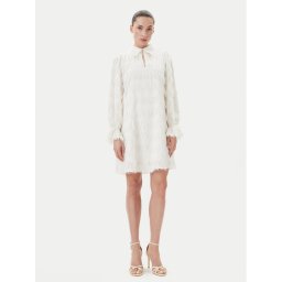 Bruuns Bazaar Коктейлна рокля Armade BBW4396 Бял Regular Fit