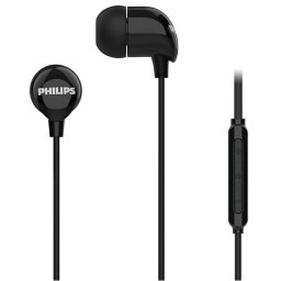 PHILIPS слушалки с микрофон цвят черен Вградено дистанционно управление