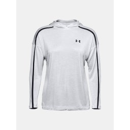 Under Armour Sweatshirt Tech Twist Graphic Hoodie-GRY - Ladies