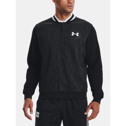 Under Armour Sweatshirt UA Essential Heritage Flc FZ-BLK - Mens