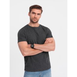 Ombre Men's t-shirt with decorative confetti effect - black