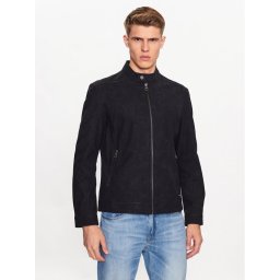 Guess Яке от имитация на кожа M3YL00 WFHA0 Черен Regular Fit