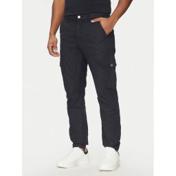 Guess Текстилни панталони M5RB54 WGXY1 Тъмносин Slim Fit