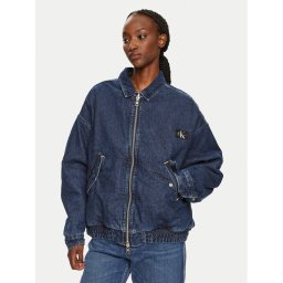 Calvin Klein Jeans Дънково яке J20J224717 Тъмносин Relaxed Fit