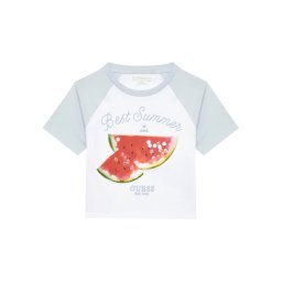 Guess Тишърт J5GI06 K8HM4 Бял Boxy Fit