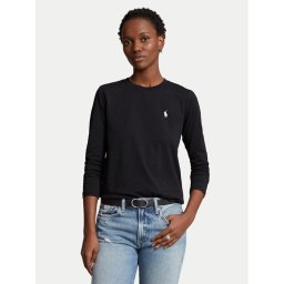 Polo Ralph Lauren Блуза 211898699003 Черен Regular Fit