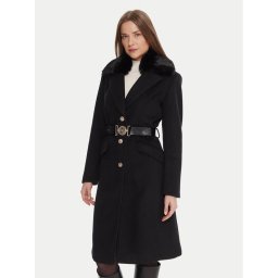 Guess Преходно палто W5BL25 W2672 Черен Regular Fit