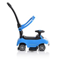 Кола за бутане с дръжка Moni Rider 208 синя