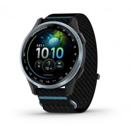 Garmin Approach® J1 Cloud blue алуминиев безел с black/azure ComfortFit каишка - Смарт часовник