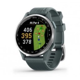 Garmin Approach® S44 - Silver Aluminium безел с Twilight силиконова каишка - Смарт часовник