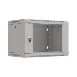 Lanberg rack cabinet 19" wall-mount 6U/540x350 (flat pack) with glass door