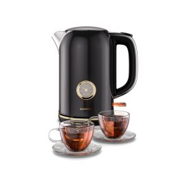Klarstein Victoria чайник | 1,7 литра | 2200 W | 360° въртяща се основа | Класически дизайн (TK3G-VicKetBl)