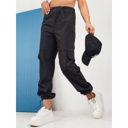 Couture Queen Дамски парашутни панталони Black Dstreet