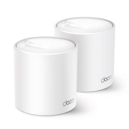 Безжичен рутер TP-Link Deco X60 V3 2-Pack, AX5400, 2.4/5 GHz, 574 - 2402 M