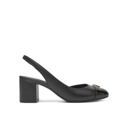 Michael Kors Обувки на ток Perla Flex Toe Cap Pump 40R5PLMP1L Черен