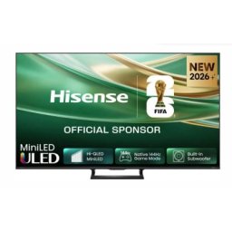 Телевизор Hisense 55" E8S, 4K Ultra HD 3840x2160, ULED, Quantum Dot,144 Hz,HDR 10+, HLG, Dolby Vision, DTS Virtual X, Smart TV, WiFi, Light Sensor, BT, Anyview Cast, 4xHDMI, 2xUSB, LAN, CI+, DVB-T2/C/S2, Singale Stand, Black