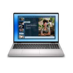 Лаптоп Dell 16 DC16251, Intel Core 7 150U (10 cores, up to 5.4 GHz), 16.0" FHD+(1920x1200) AG 300nits, 16GB, 2x8GB, DDR5, 5200 MT/s, 512GB M.2 PCIe, Intel Graphics, Cam, FPR, Wi-Fi 6E, Backlit Kb, Win 11 Pro, Silver, Aluminium, 3Y PS