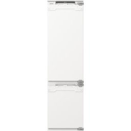 Хладилник с фризер за вграждане Gorenje NRKI519E82WF, NoFrost Dual, LED дисплей, Енергиен клас E, Бял