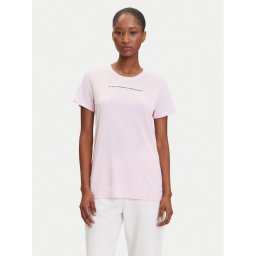 Under Armour Тениска от техническо трико Tech Pth Graphic SSC 1389726 Розов Regular Fit