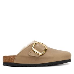 Чехли Birkenstock Boston Big Buckle Shearling 1030444 Кафяв