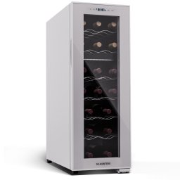 Klarstein Shiraz 18 Uno, охладител за вино, 2 зони, 53 л/18 бутилки, 5-18 / 5-18 °C, сензорно управление (HEA-Shiraz 18- duo)