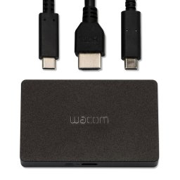 Конвертор Wacom Converter Kit, от USB-C(ж) към HDMI(ж), USB-C(ж), черен