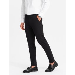 Ombre Men's uniform REGULAR FIT chinos pants - black