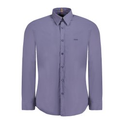 Мъжка едноцветна риза slim fit
