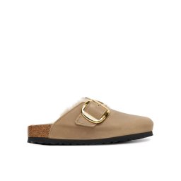Birkenstock Чехли Boston Big Buckle Shearling 1030444 Кафяв