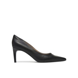 Calvin Klein Обувки на ток Pump 70 Pointy Hw Bar Lth HW0HW02561 Черен