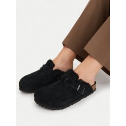 Birkenstock Пантофи Boston Vl/Shearling 0259883 Черен